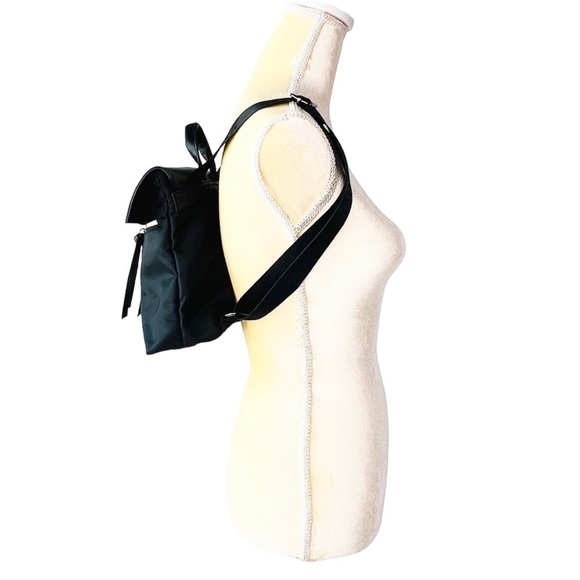Black Vegan Leather Top-Handle Backpack NWT Botiker Backpack Black Vegan Leather Top Handle Medium Bag  main image 3